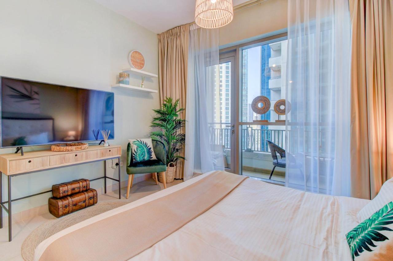 Durrani Homes - Luxurious Studio Near Dubai Mall With Pool View Eksteriør bilde