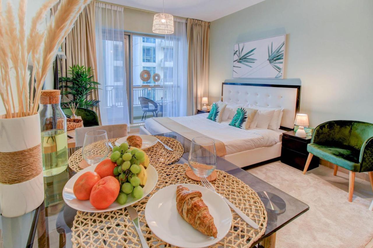 Durrani Homes - Luxurious Studio Near Dubai Mall With Pool View Eksteriør bilde