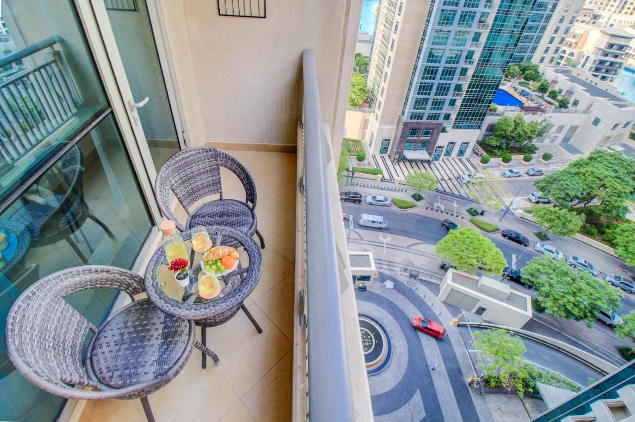 Durrani Homes - Luxurious Studio Near Dubai Mall With Pool View Eksteriør bilde